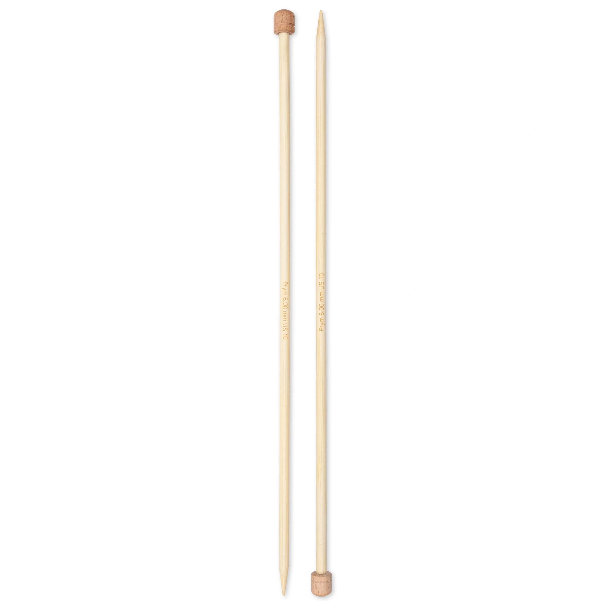 prym-1530-ferri-da-maglia-bamb-a-punta-singola-33-cm-6-00-mm-2-pezzi image 2