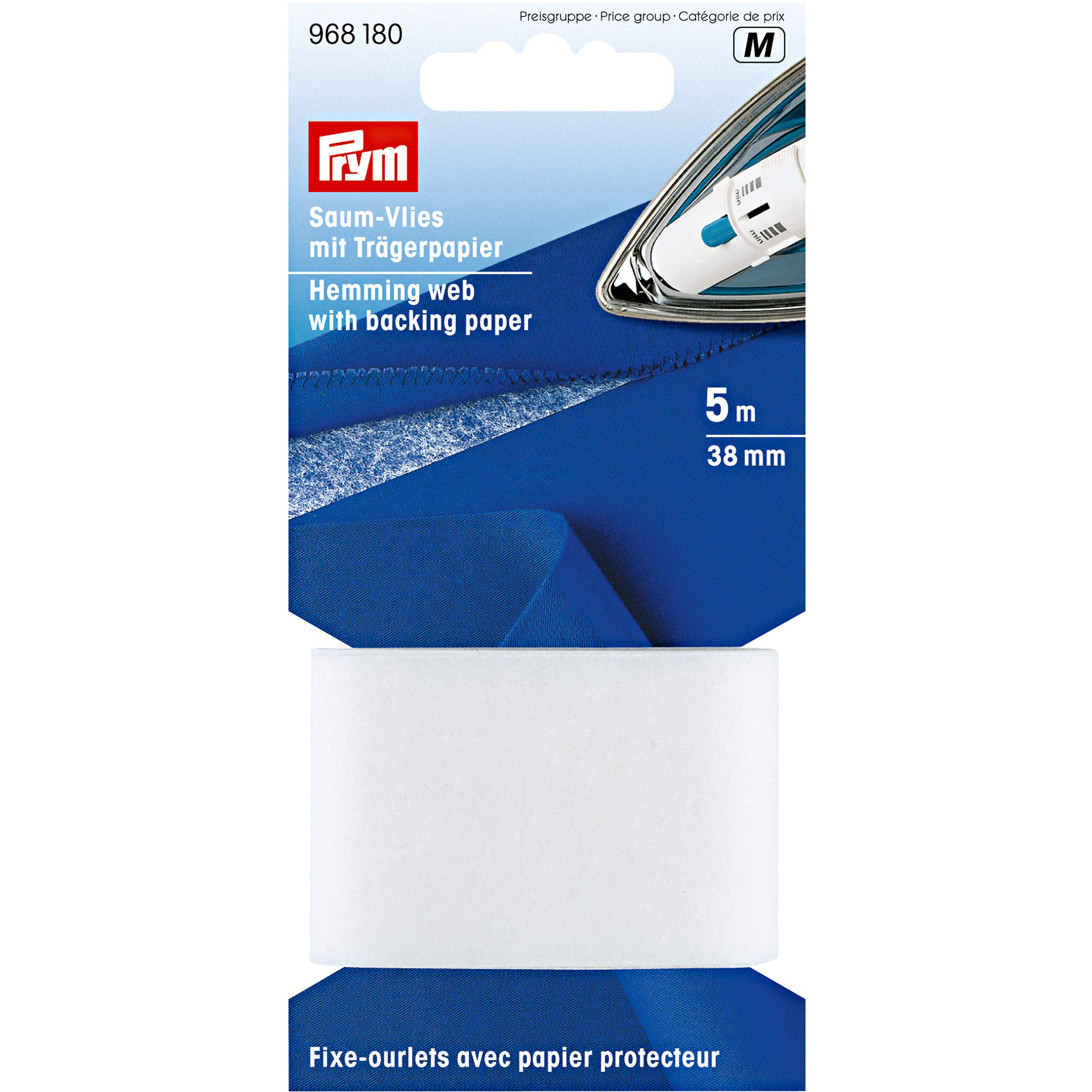 prym-nastro-per-orlo-termoadesivo-7-6-cm-x-5-m-bianco image 2