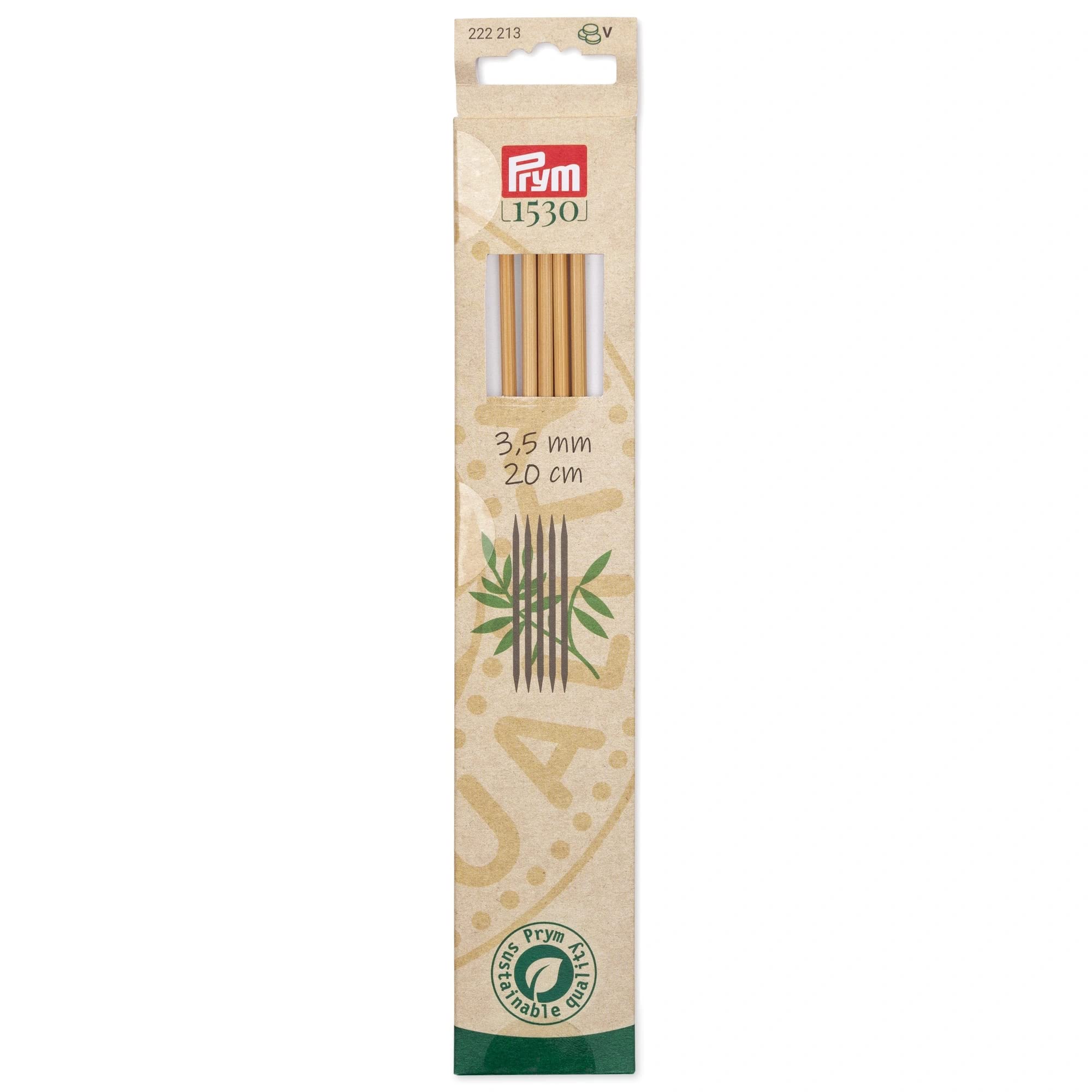 prym-1530-ferri-a-doppia-punta-in-bamb-20-cm-3-50-mm-5-pezzi image 1