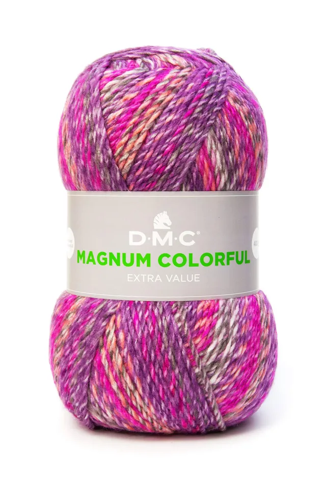 dmc-magnum-400-g-per-maglia-famiglia-tinta-unita-colorful-tweed-2 image 1